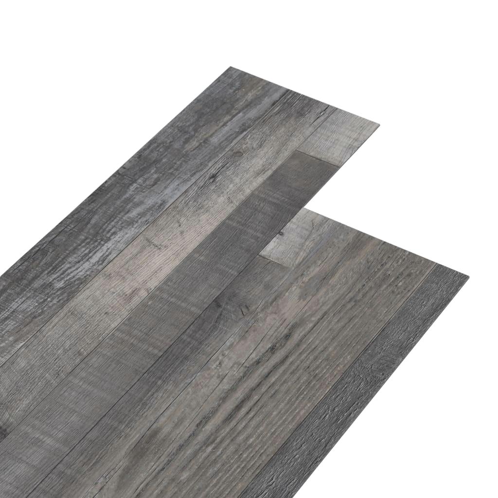 Self-Adhesive PVC Flooring Planks, 5.02m², 2mm Thick, Durable Wood Look for Industrial Use