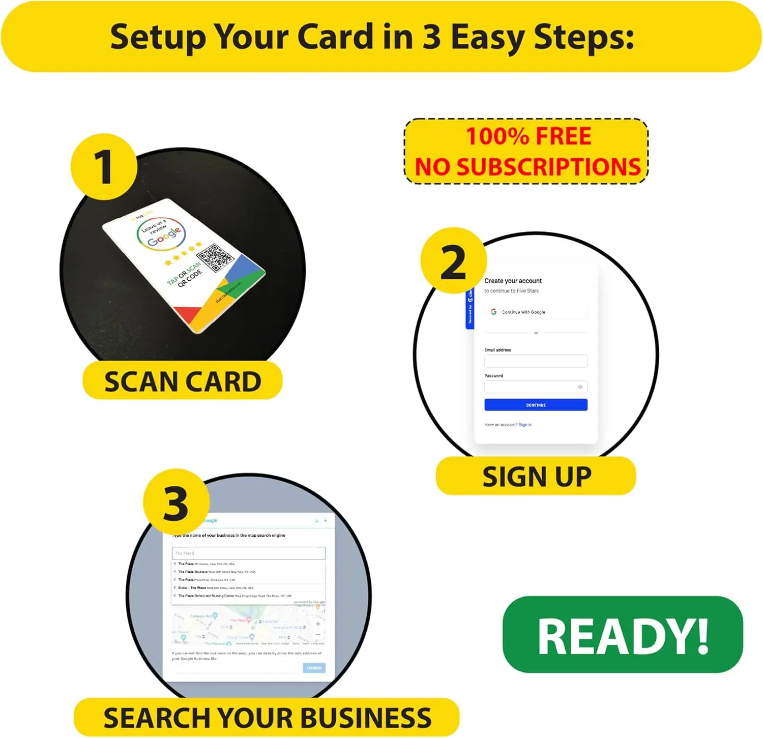 Review Us On Google Tap Card QR Code NFC Ready To Be Activated Instantly Boost Business Reviews Google Review Tap NFC Pop Card