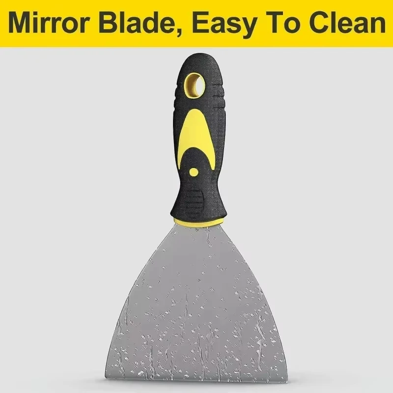 2/3/4/5 Inch Carbon Steel Putty Knife Scraper, Multi-Size Spatula, Paint and Wall Repair Tool, Essential for Household and Indus