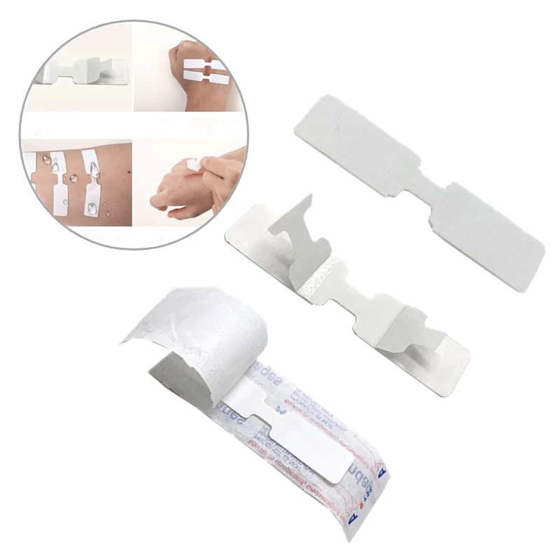 20 unids/set tirita sin sutura parche para tensión muscular de la piel yeso para heridas tiras de primeros auxilios de emergencia vendajes adhesivos Woundplast