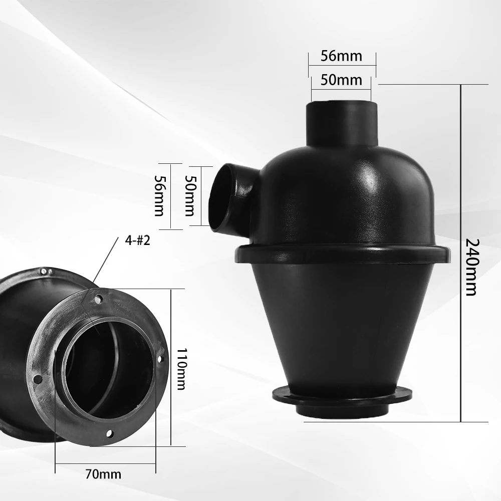 Cyclone Filter (Cyclone For Vacuum Cleaner) Detachable Cyclone Dust Collector With Filter Cyclone Separator Dust Powder Filter