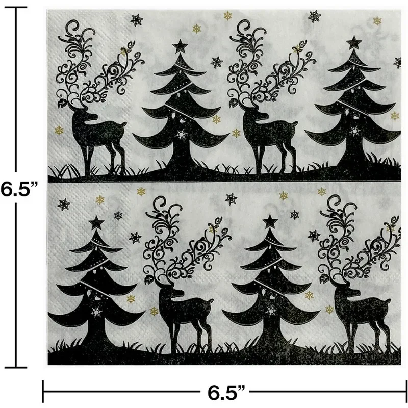 10/20 шт., одноразовые бумажные салфетки, 33 см