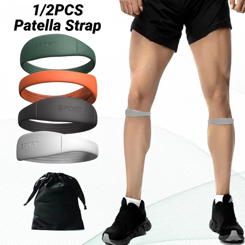 2Pcs Silikon Patella Sehne Knie Straps Unterstützung Pflege Strap Festen Schutz Flexible Sport Band Patellar Strape Brace Schock