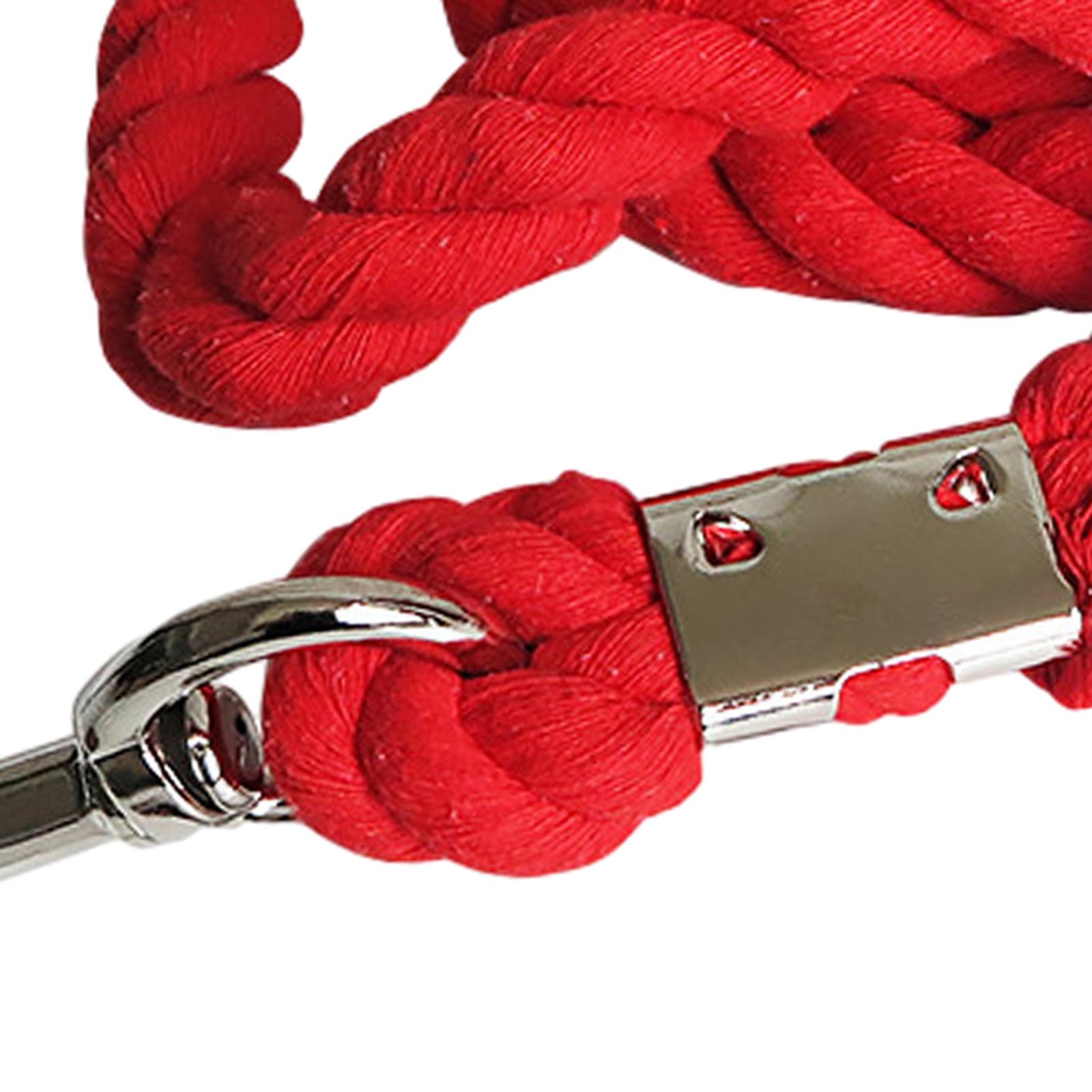 Webbing เชือกตะกั่วม้าเชือกชั้นนําม้าสําหรับปศุสัตว์อุปกรณ์เสริมระดับมืออาชีพนุ่มปฏิบัติขี่ม้า Rein Halters