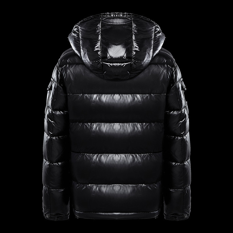 Parkas brillantes de invierno para hombre, abrigos térmicos de algodón para esquí de montaña, cortavientos grueso, chaqueta con capucha, ropa