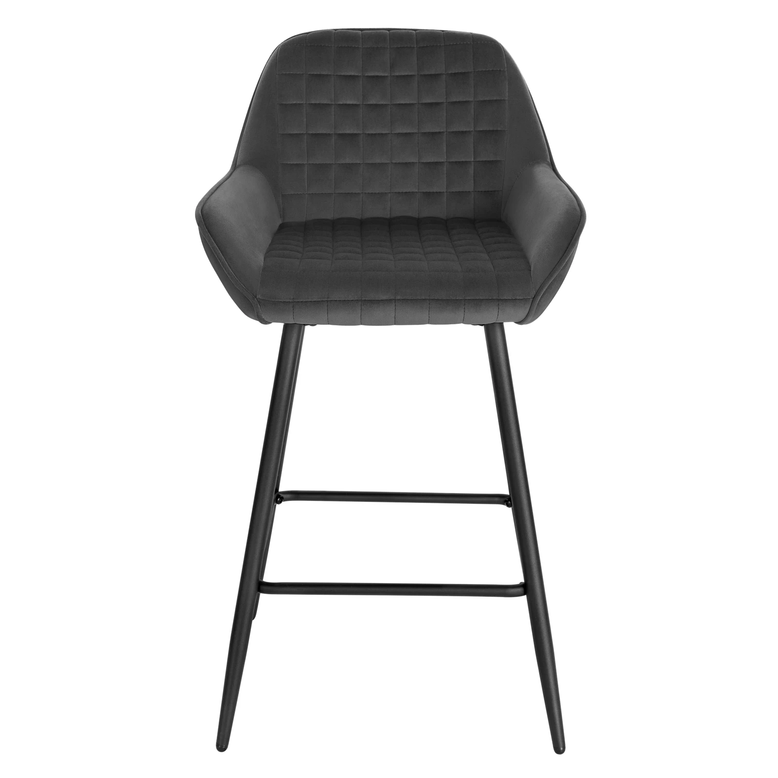 WOLTU 2 unids/set taburetes de Bar de diseño sillas de Bar taburete de bistró de terciopelo con reposabrazos respaldo reposapiés para el hogar cafetería sala de recepción