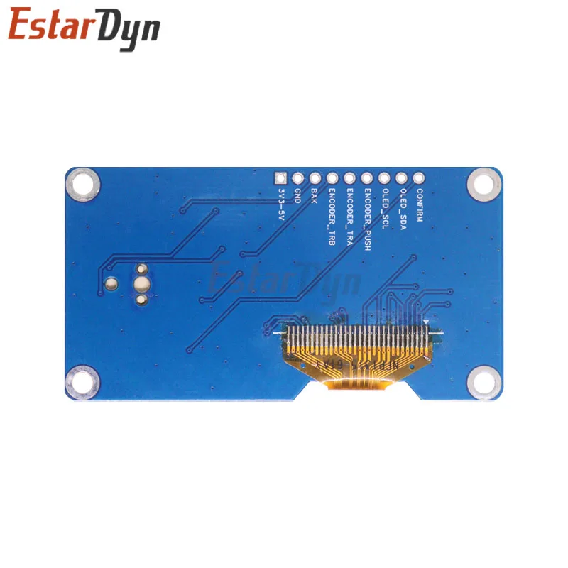 Unidade SH1116 do módulo OLED Estardyn 1.3" / codificador EC11 |   Exibição branca/azul |   Interface I2C |   Tela HD para Projetos Arduino DIY