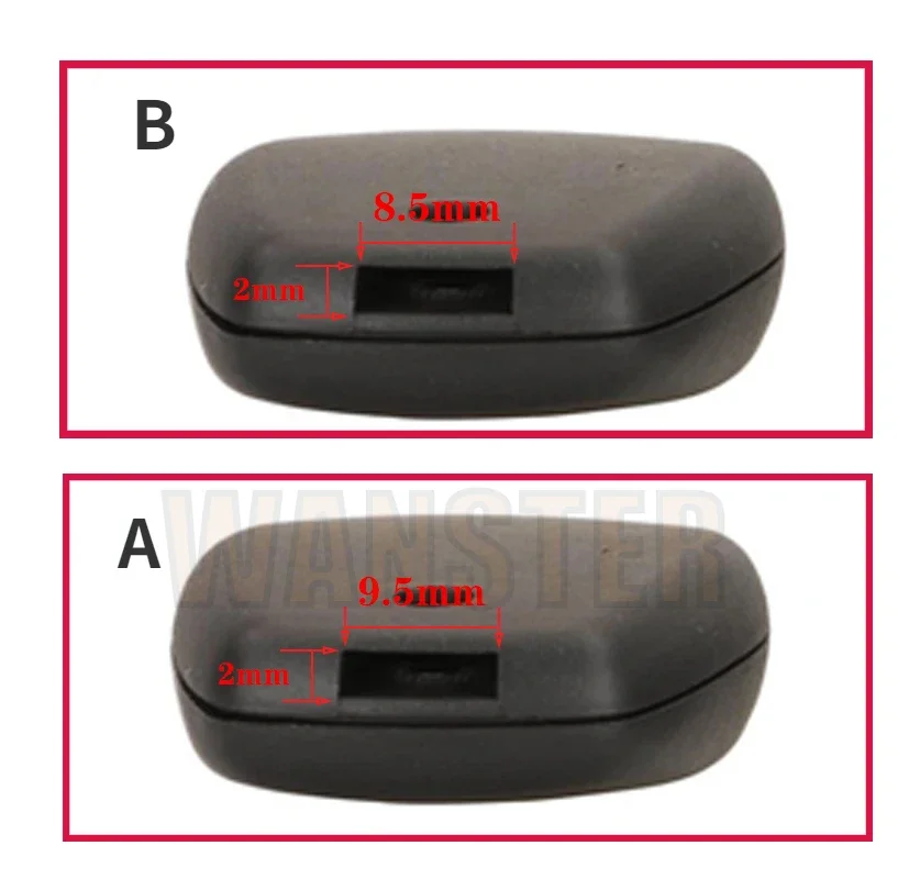 2 3 Bottons Car Key Fob Case Shell Housing for Renault Dacia Modus Clio 3 Twingo Kangoo Replacement Key Shell