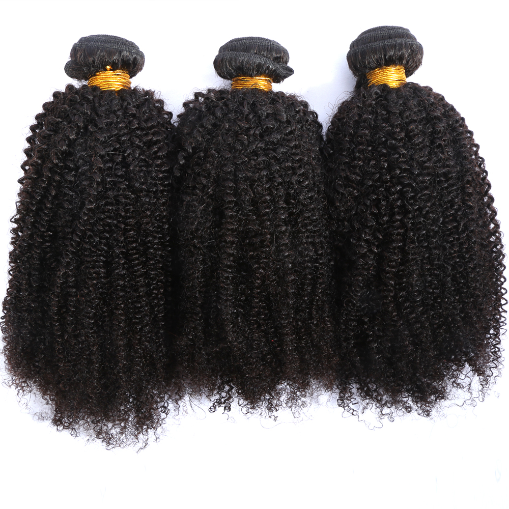 Rohes indisches Afro-verworrenes lockiges Echthaar, Bündel 4B 4C, natürliches reines lockiges 100 % weiches Echthaar, Bündel, Haarverlängerung, Schuss