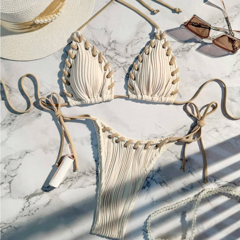 Bikinis sexis 2025, traje de baño para mujer, traje de baño femenino para nadar, trajes de baño, conjunto de Bikini brasileño, ropa de playa, bañista para piscina