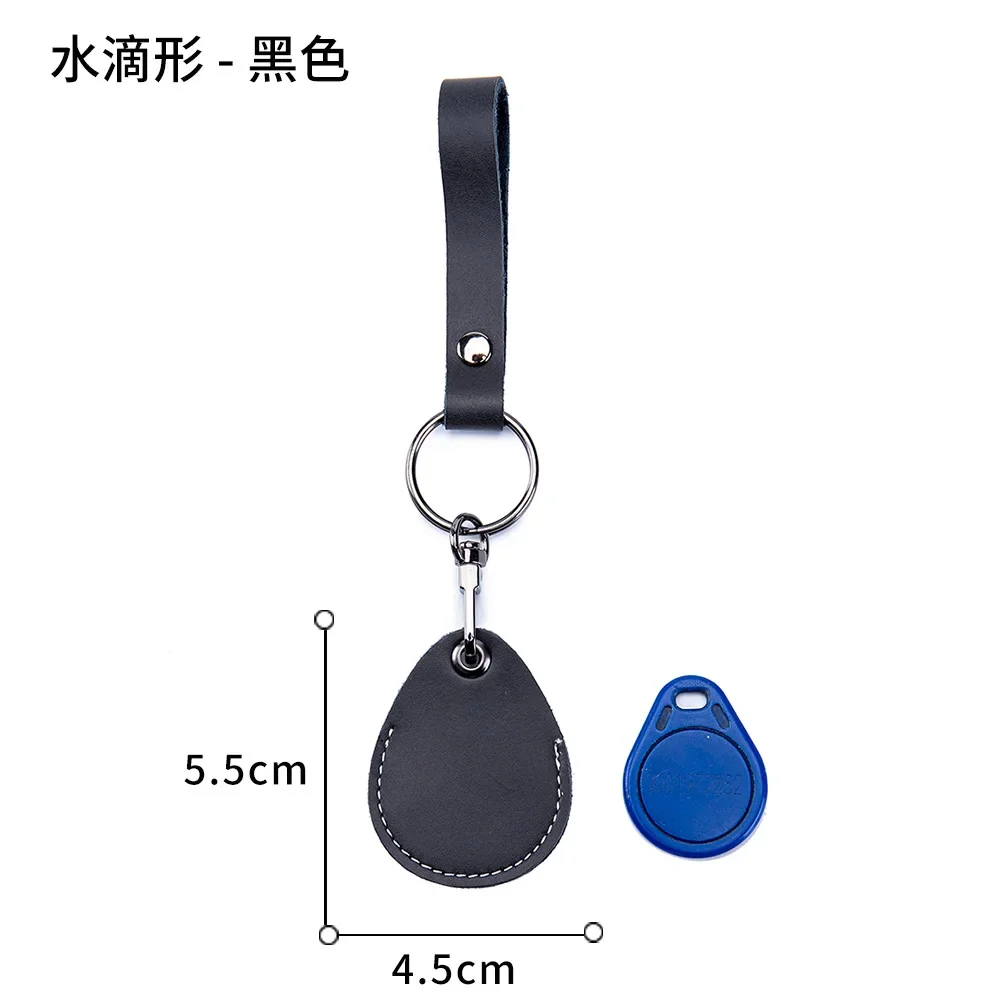 Da Bò Đựng Thẻ Móc Khóa Móc Khóa Cửa Truy Cập Các Thẻ Chứng Minh Thư Ốp Lưng Móc Khóa Truy Cập Túi Đựng Thẻ Khóa Thẻ nhẫn