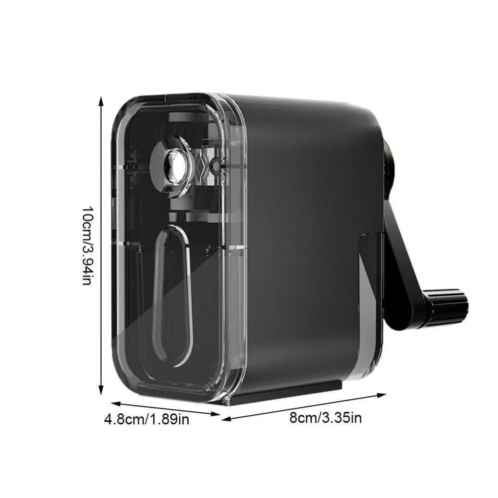 Automatically Enters Lead Pencil Sharpener Desktop Rotary Anti Sticking Lead Hand-cranked Mechanical Tool School Supplies