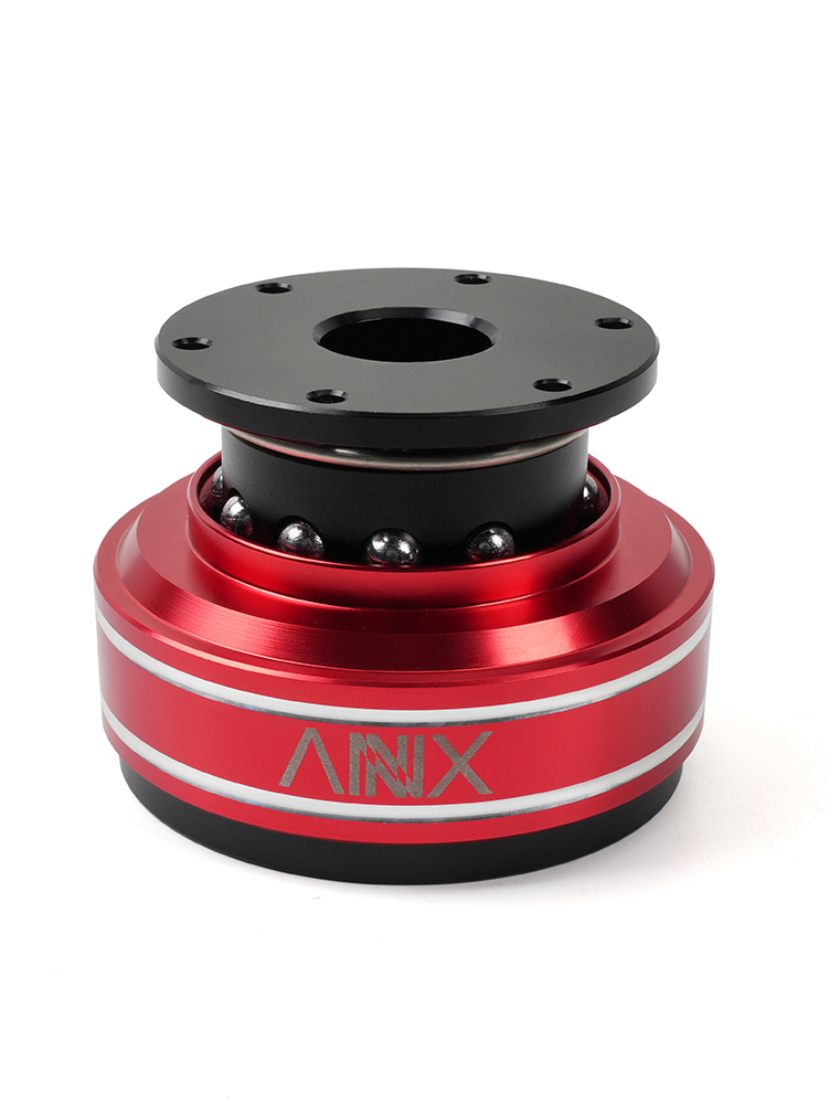 アルミニウムレーシングシミュレーターゲームステアリング,クイックリリースハブアダプター,moza simagic m10,6穴,70mm,ミニユーロトラック,qr040