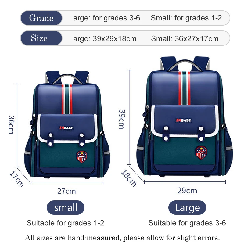 Estilo britânico saco de escola primária leve mochila do menino saco de escola primária saco das crianças para meninas proteção da coluna crianças