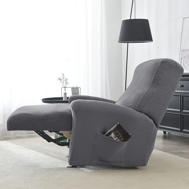 Jacquard-Stretch-Sofabezüge für Liegestühle, elastischer geteilter Sessel-Stuhlbezug, rutschfeste Stühle, Schonbezüge für das Wohnzimmer
