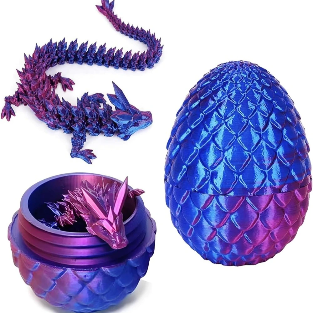 Creativo Decompressione Drago Uovo Camaleonte Pendolo Stampa 3D Set completo di regali Set colorato Giocattoli Decorazione colorata