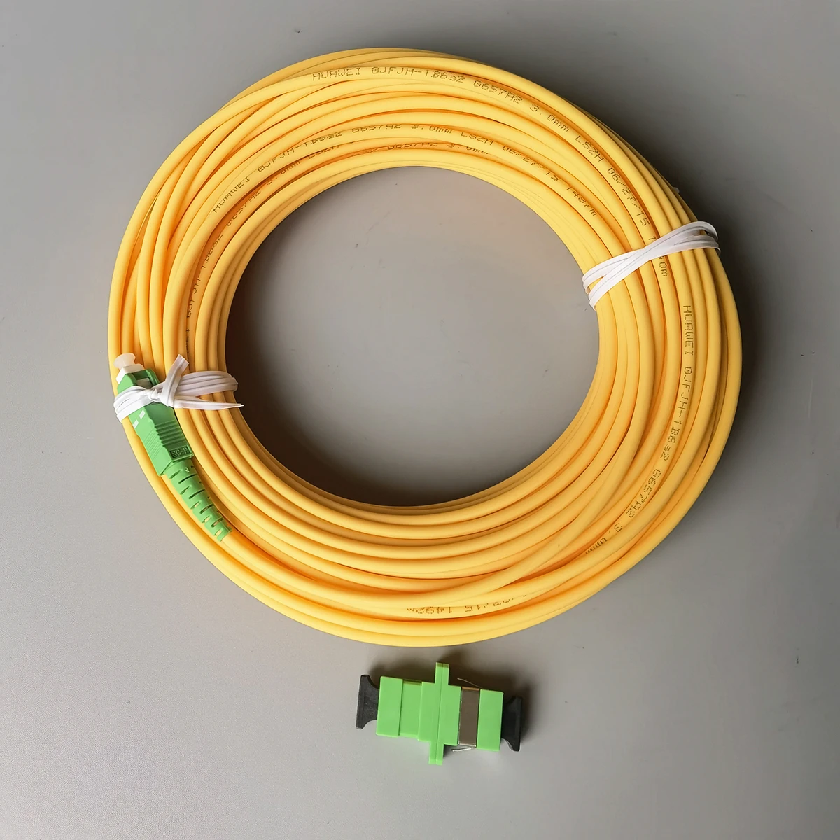 Cable de conexión de fibra óptica SC/APC-SC/APC, Cable de extensión de Fibra óptica monomodo, adaptador gratuito, 2M/5M/10M/15M/20M/30M