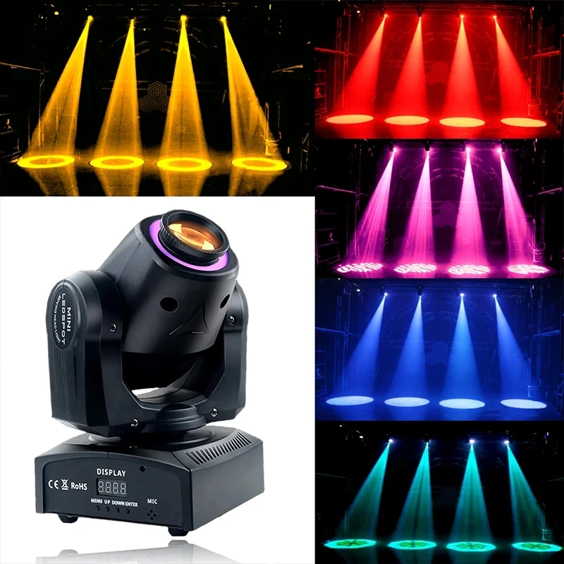 2024 Moving Head Beam Stage Party Bar Lamps 60W/80W Rotating Lamp Dj Disco Audience Led Spot Lights a Wariety of Pattern Light