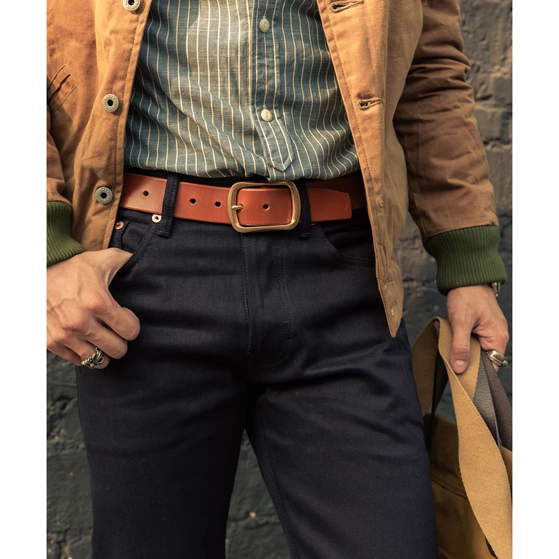 Red Tornado 14,5 oz Selvage Jeans Forme d'ouverture de jambe mince de 511 et GT Raw Denim