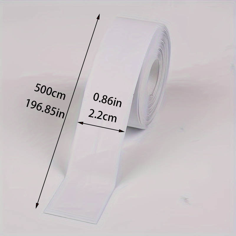 Tiras de cinta de sellado para baño y ducha, autoadhesivas de PVC, pegatina de pared impermeable para baño, cocina, tira de calafateo a prueba de moho para fregadero