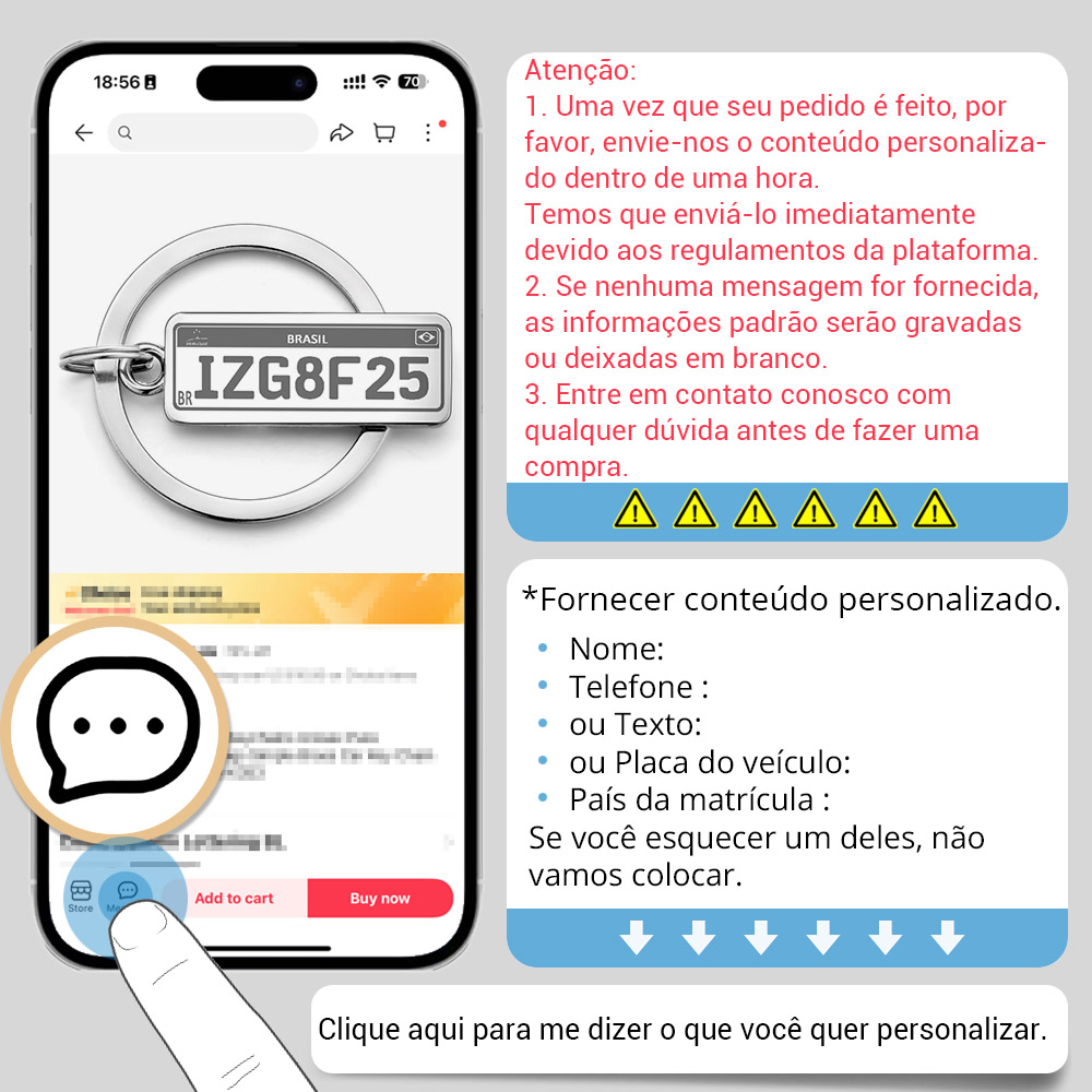 Chaveiro gravado personalizado para logotipo do carro nome de aço inoxidável presente personalizado chaveiro anti-perdido anel p009