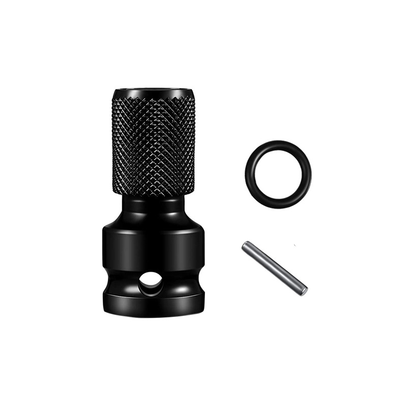 レンチアダプター 1/2 インチ角から 1/4 インチ六角電動レンチ変換ヘッド拡張ビット六角ラチェットソケットコンバーター 1 個