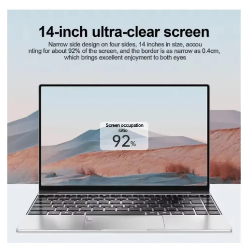 14.1 Inch Intel Core i9 8950hk Portable Windows 11 Pro Laptop Computer HD Screen 16GB RAM 1TB 2TB SSD Gaming laptops Pc Gamer