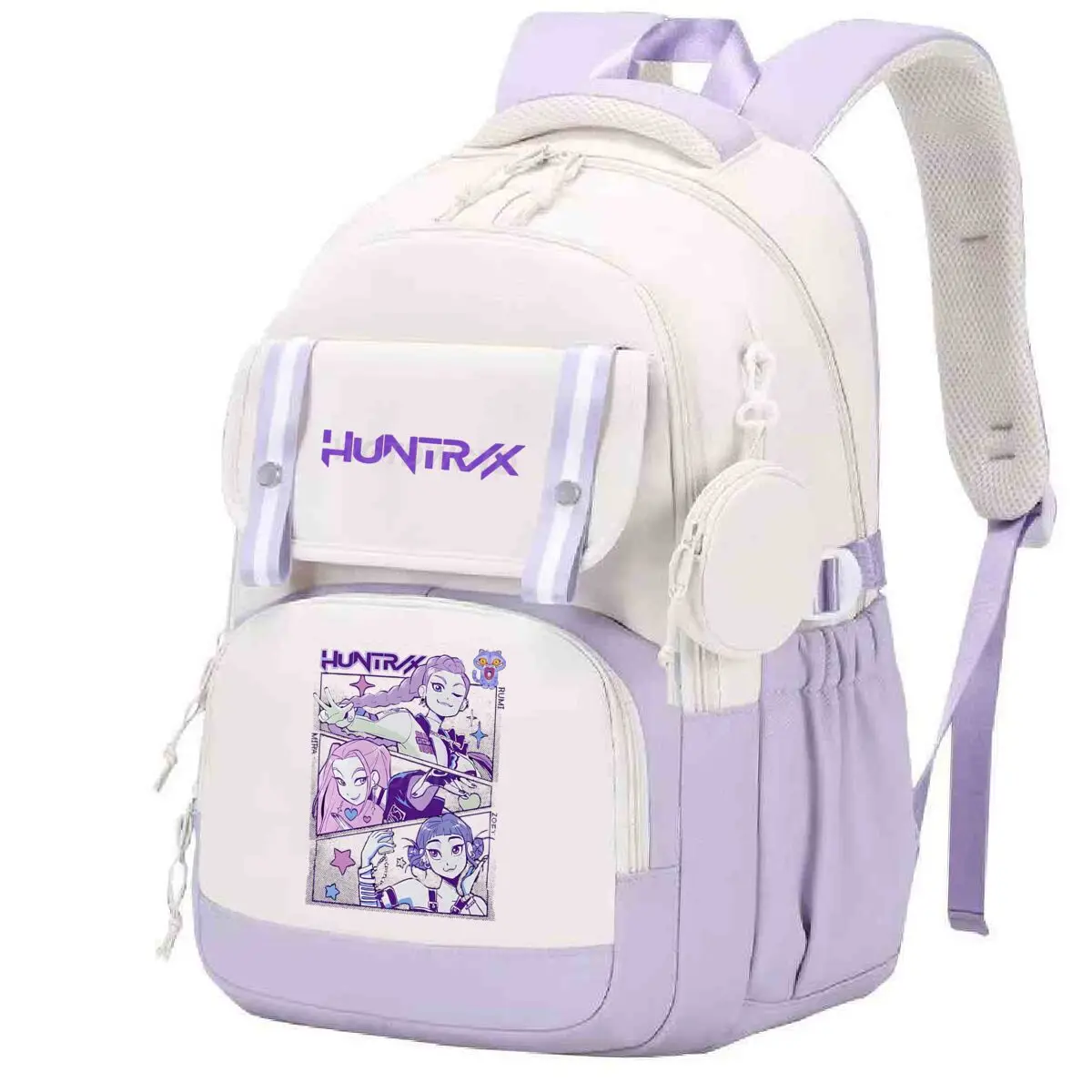 Mochila de dibujos animados de Kpop Demon Hunters, mochilas escolares de gran capacidad para mujeres y niñas, bolsas de libros para estudiantes y adolescentes, mochila de Anime