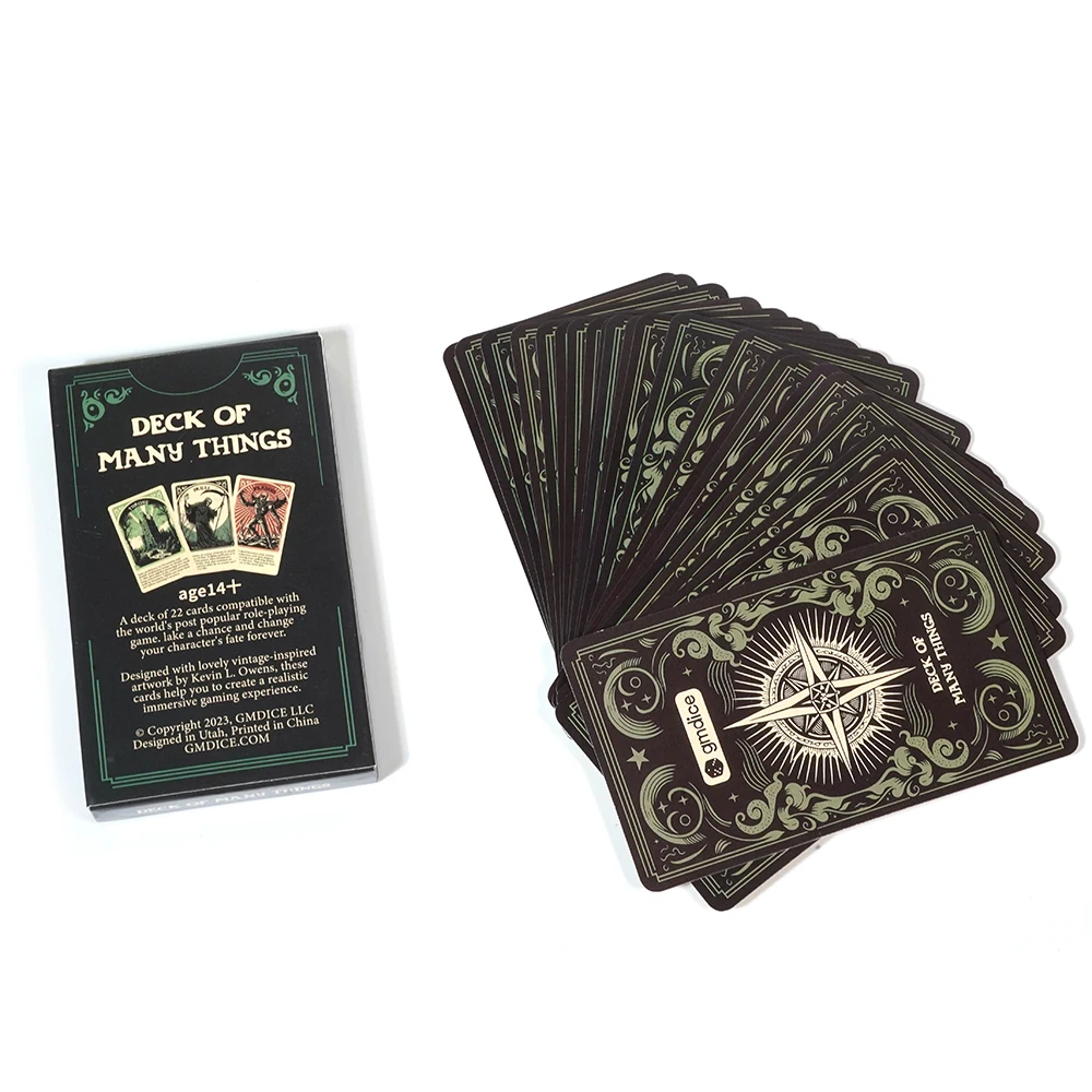 D&D Deck of Many Things: เกมไพ่ดาดฟ้า Manifestation ทางกายภาพ
