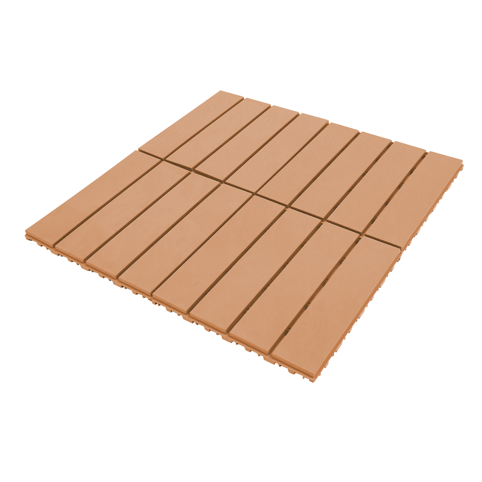 Interlocking Patio Deck Tiles, 30-Pack, Heat-Resistant PP Material, Nonslip Surface, Easy to Install and Clean