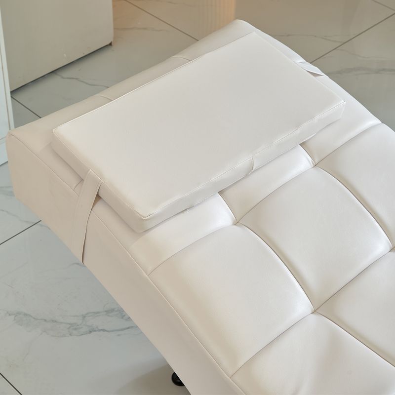 Cama moderna de lujo con base dorada para salón de belleza, cama de masaje de belleza con luz