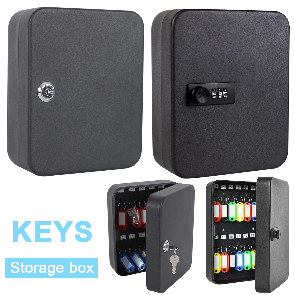 Chave De Armazenamento Lock Box, 20 Ganchos, Combinação Chave Do Armário, Segurança Lock Box, Código De Bloqueio, Seguro
