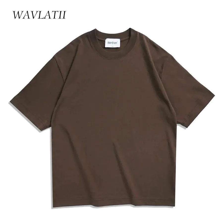 男性と女性のための半袖ラウンドネックTシャツ,無地,カジュアルでベーシック,ルーズ,オーバーサイズ,5半分の袖,綿100%,夏