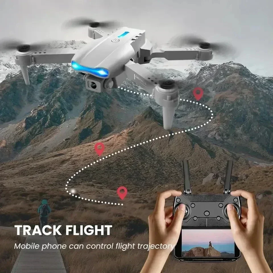 Nuevo E99Pro RC Drone 4K profesional con gran angular Cámara Dual HD helicóptero RC plegable 5G WIFI FPV delantal de sujeción de altura venta