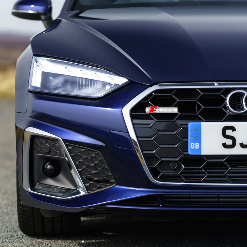 Emblemat samochodowy Grill przednia maska Grille do Audi Sline S line A4 B6 B8 S1 S2 S3 S4 S5 S6 A1 A3 A6 C5 A5 A8 Naklejki samochodowe