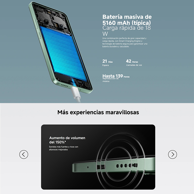 Première mondiale Version mondiale POCO C75 6.88 en effet 120Hz Affichage Helio G81-Ultra 50MP Caméra Massive 5160mAh Batterie Support NDavid