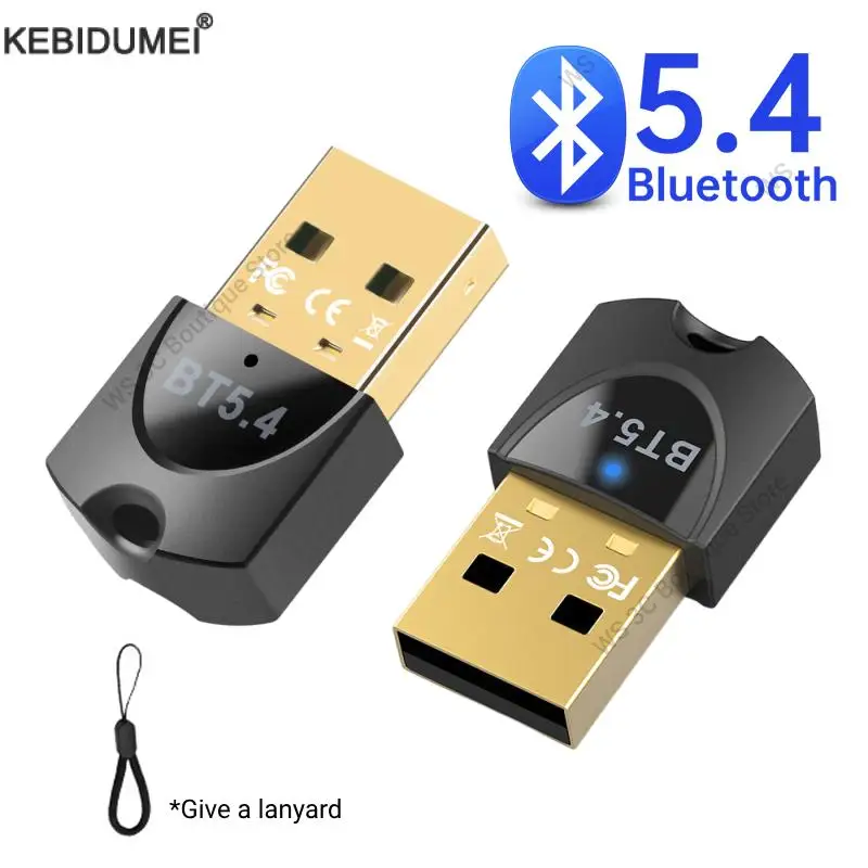 USB Bluetooth 5.4 5.3 Bluetooth Adapter für PC Dongle Adaptador Drahtlose Maus Tastatur Musik Audio Receiver USB Sender