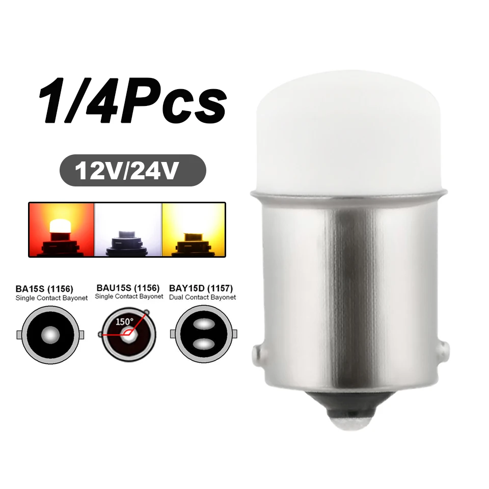 P21/5W 1157 Cao Cấp Sáng Ô Tô BAY15D 1156 P21W Ba15S Bóng Đèn SMD Tự Động Đa Năng Đảo Chiều Quay tín Hiệu Đèn Phanh Trắng DRL12V