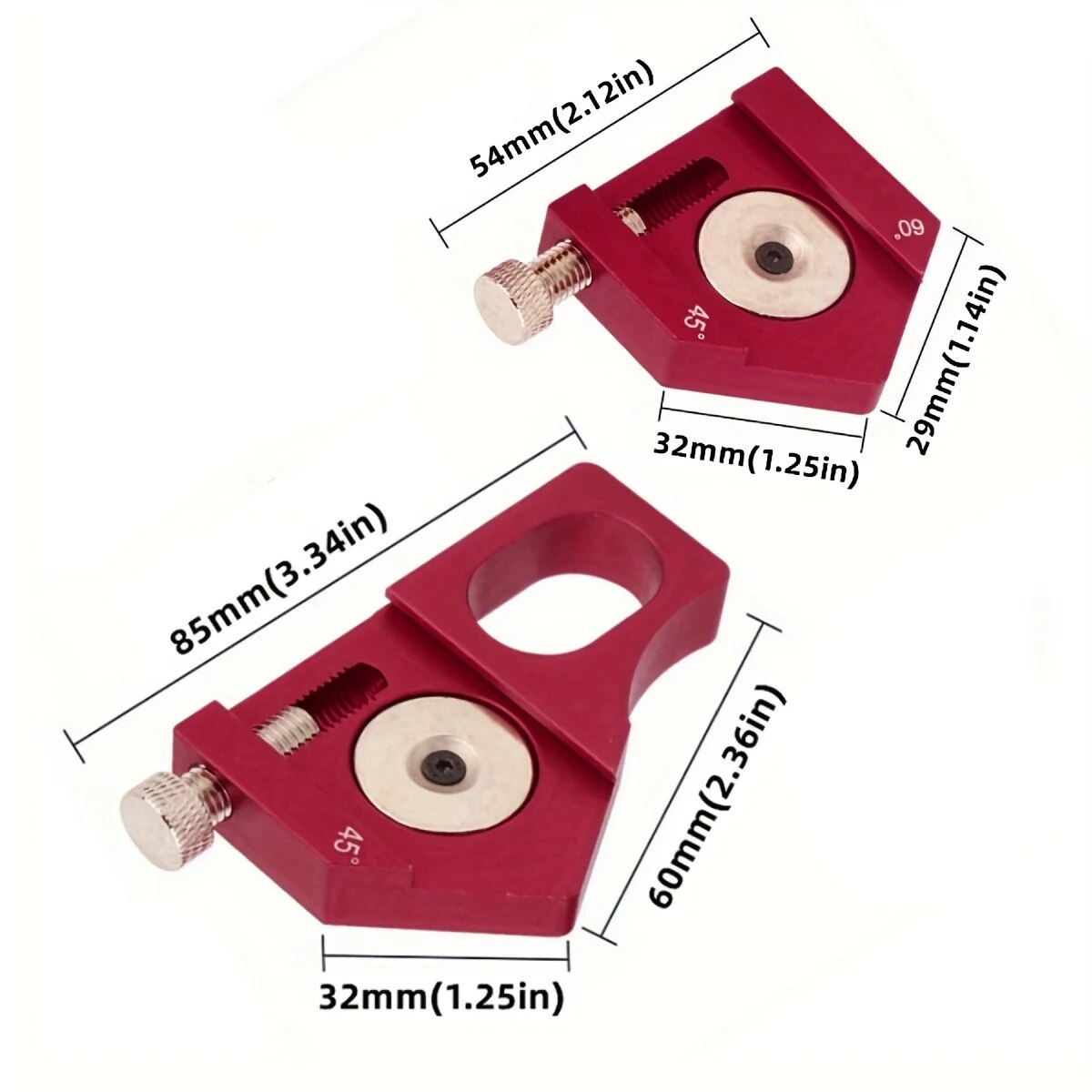 Alumínio Alloy Steel Régua, Posicionamento Block Stop, 45, 90 Graus, Régua Fixa, Limite W, Espessura 3mm Aço