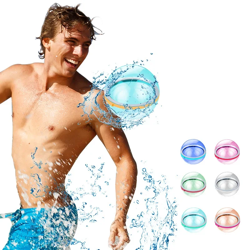 ลูกโป่งน้ําแม่เหล็กแบบใช้ซ้ําได้ ลูกโป่งน้ํารีฟิล Quick Fill Self Sealing Water Bomb Splash Balls สําหรับสระว่ายน้ําเด็ก