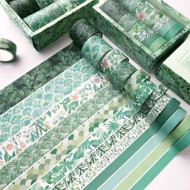 12 개/대 빈티지 중국 궁전 스타일 Washi 테이프 세트 Scrapbooking DIY 저널 편지지 마스킹 접착 테이프 학교 사무실