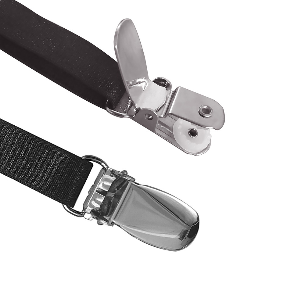 Gran oferta de camisa para hombre, cinturón con Clips de bloqueo antideslizantes, mantiene la camisa, pierna escondida, muslo, ligas ajustables, correa de bloqueo
