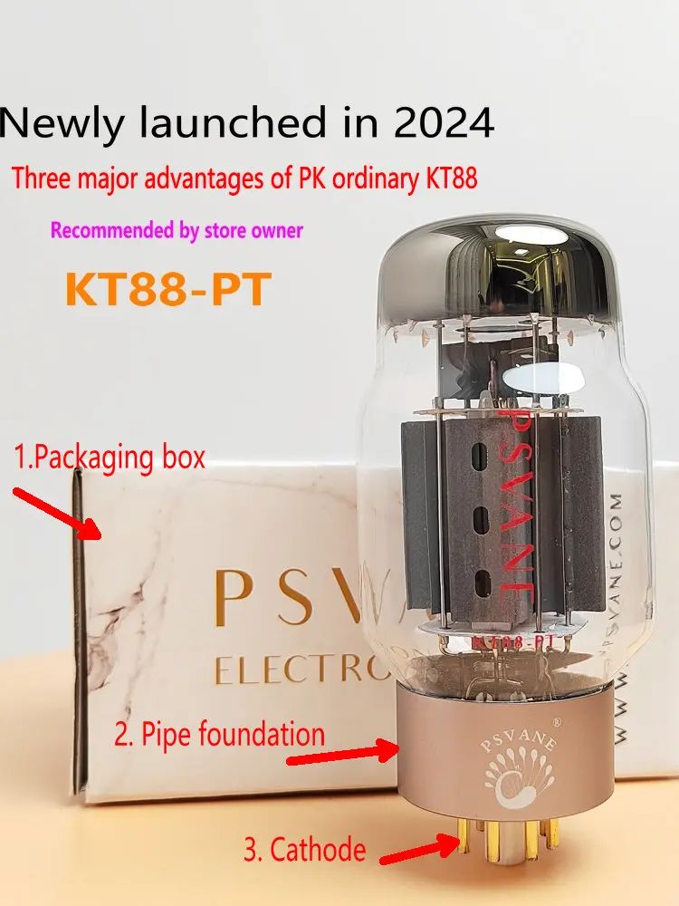 FEIYUE AMP PSVANE Hifi KT88 KT88 PT tubo de vacío reemplazar 6550 KT88 para Audio Hifi Vintage tubo AMP DIY par combinado de fábrica Quad