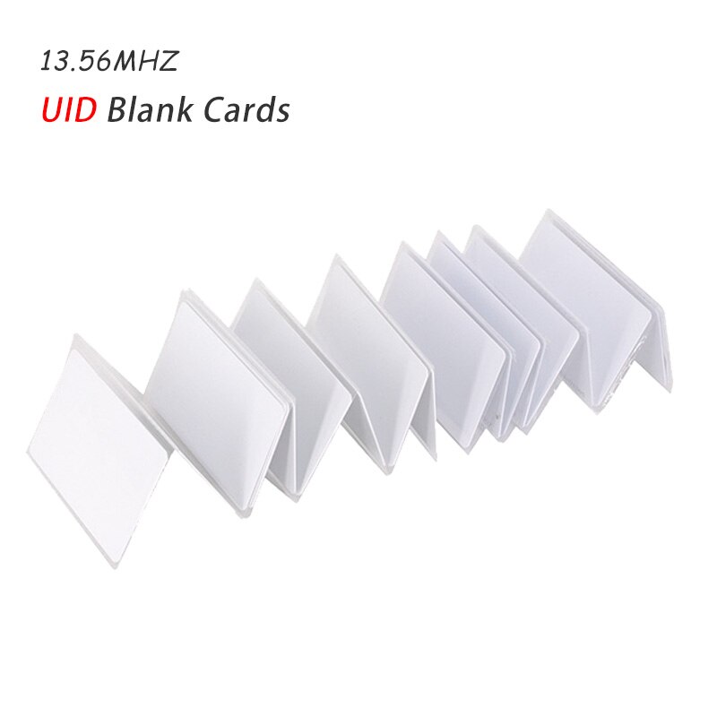 Rewritable 10PCS/20PCS RFID 13.56MHz CUID UID Blank Card Clone Card Copyable Changeable Smart IC S50 Card Duplicator White Cards