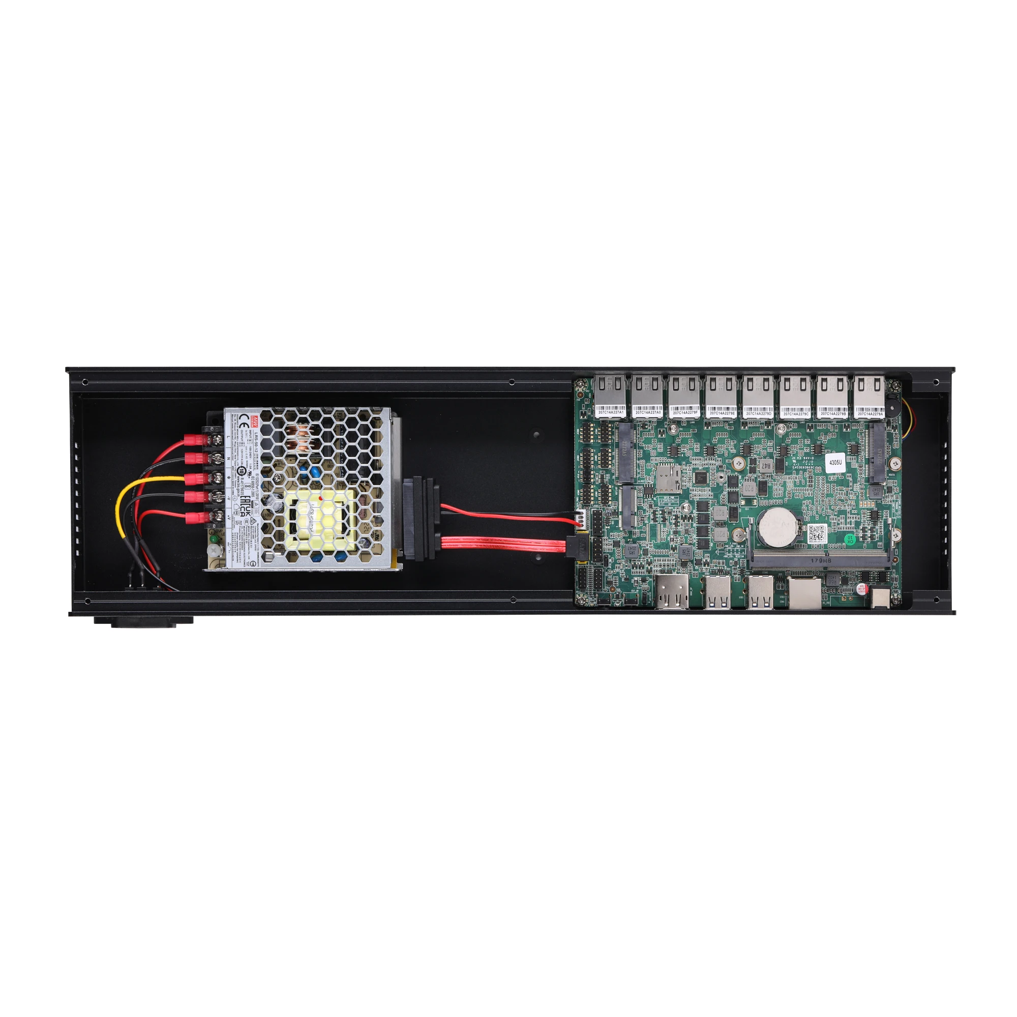 Qotom-mini computador 1u, router com 8x2.5g, versão lan b3, gen 10th, 8260u, 10110u, 10210u, 10710u, dp, 4usb, 3.0, router do firewall do pfsense