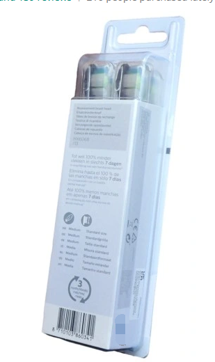 8x ヘッドヒントヘッドチップフィリップス HX6068 ソニッケアー W2 電動歯ブラシヘッドブラシヘッド