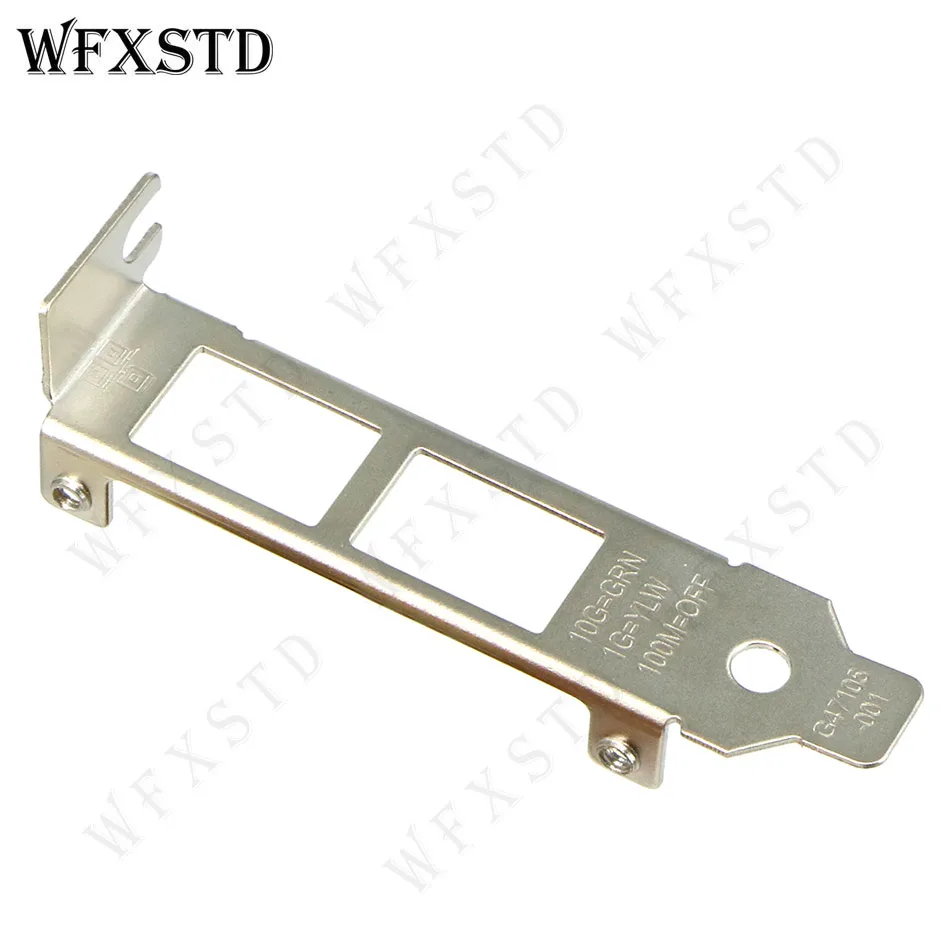 1pcs Low Baffle Profile 2U Bracket For Intel X540-T2 X550-T2 E10G42BT 10G Network Card Support Board