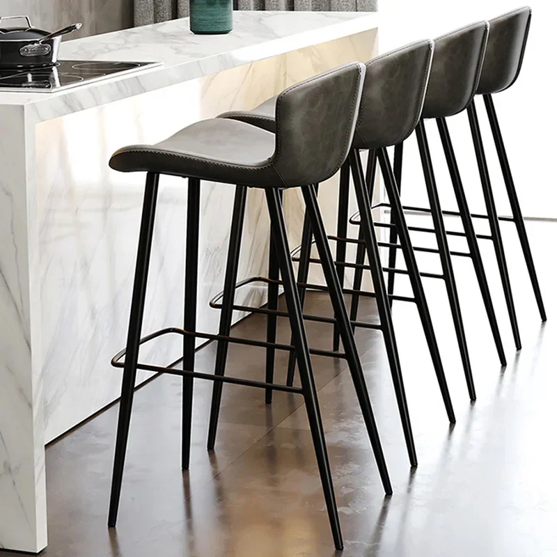 하이 북유럽 디자인 바 의자, 인테리어 카운터, 럭셔리 바 의자, 높은 주방 스툴, 인체공학적 Cadeira Alta 가정용 가구