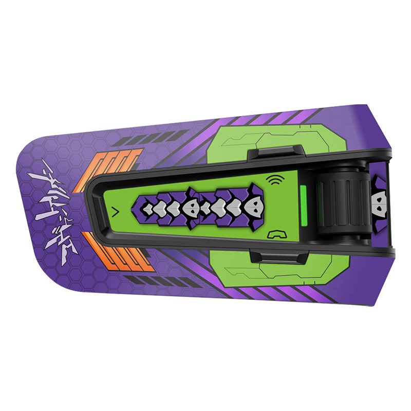 Usado para Cardo EDGE motocicleta auriculares Bluetooth auriculares decoración colorida calcomanías pegatinas de protección múltiples estilos