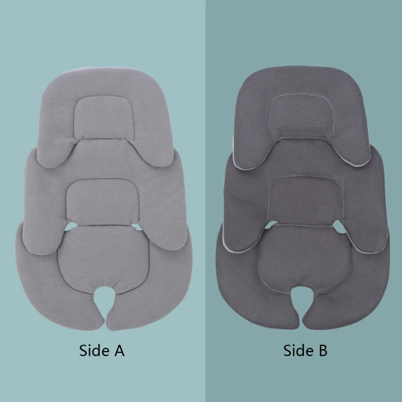 Q81a-ベビーカークッション,幼児用カーシートインサート,ヘッドサポート,枕,通気性のあるサーマルマットレス,首